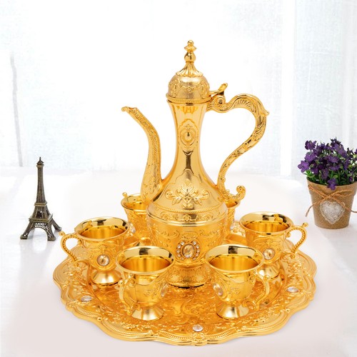 Zinc alloy turkish tea set - turkish,
